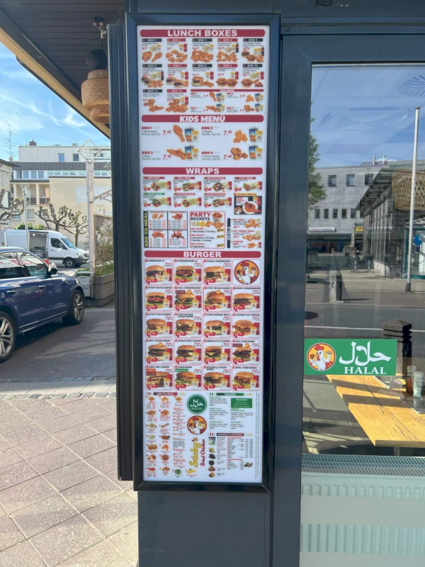 Menüboard 16